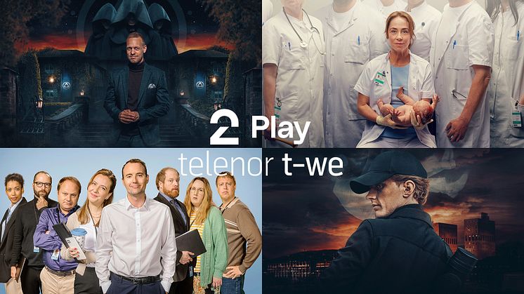Alle TV 2-favorittene blir nå tilgjengelig når som helst og hvor som helst med Telenor T-We. Fotomontasje: TV 2