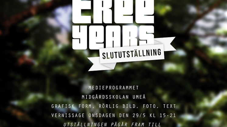 Slututställning på Midgårdsskolan: Tree Years