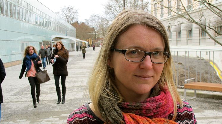 Anna Vogel, forskare i nordiska språk vid Stockholms universitet. Foto: Björn Lennestig/Stockholms universitet.