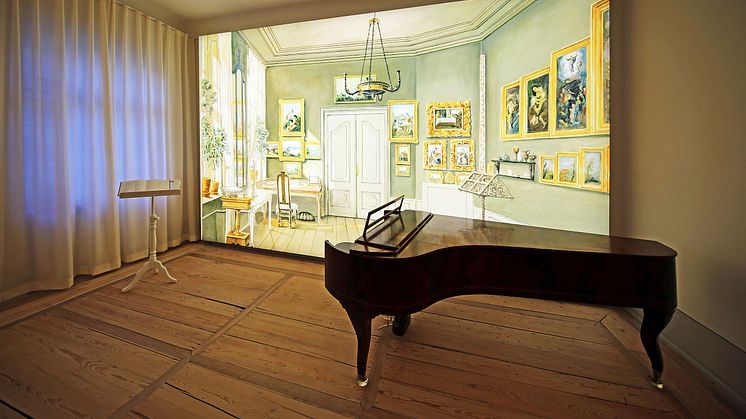 Mendelssohn-Haus: Ausstellung "Und wo ist Fanny?" - Raum "Winter"