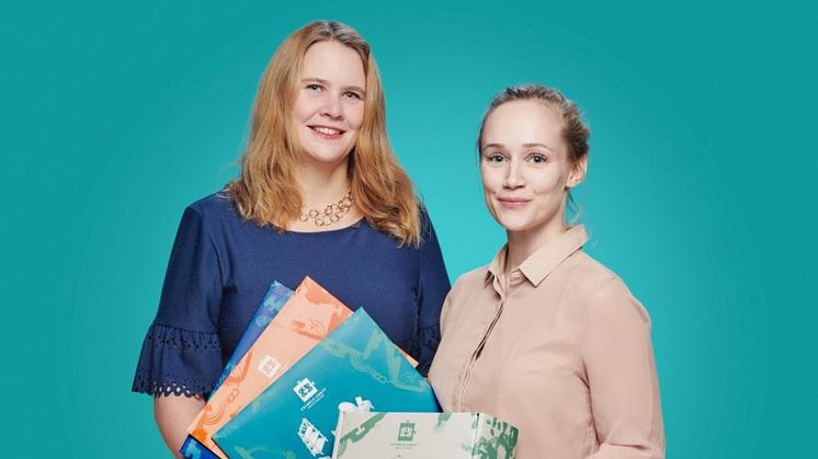 Cribble-grundarna (från vänster): Christine Montalvo och Josefin Palmgren