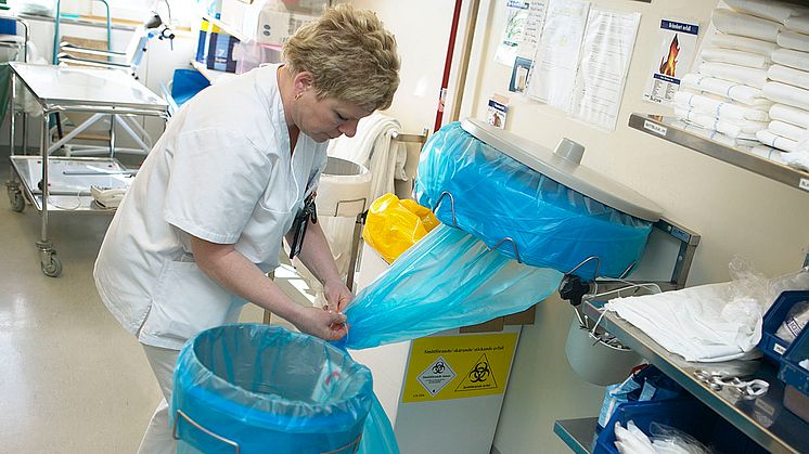 Återvinning kan spara pengar för sjukhusen