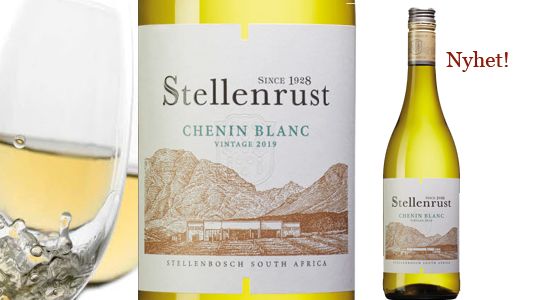 Stellenrust Chenin Blanc - En genuin och smakfull nyhet i fasta sortimentet