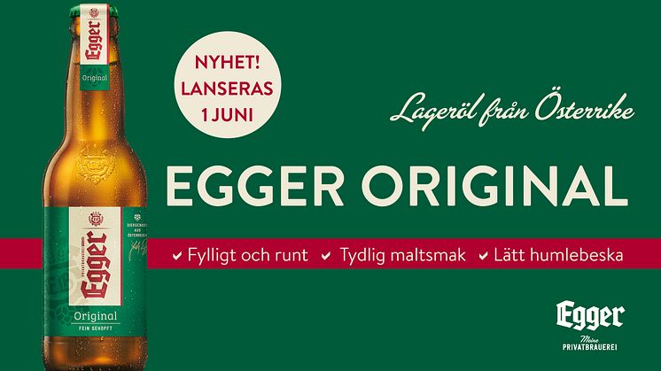 Egger Original är ett typiskt österrikiskt lageröl.