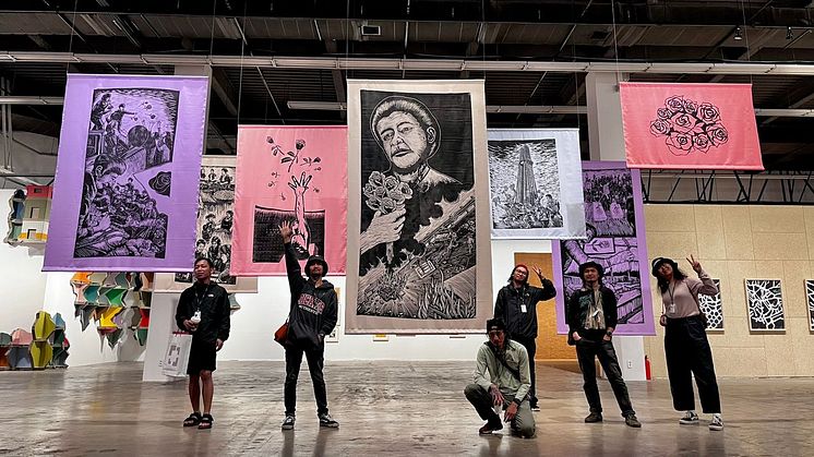 Mellan 7-12 maj tar det malaysiska konstnärskollektivet Pangrok Sulap över Grafikens Hus Instagram. Foto: Pangrok Sulap