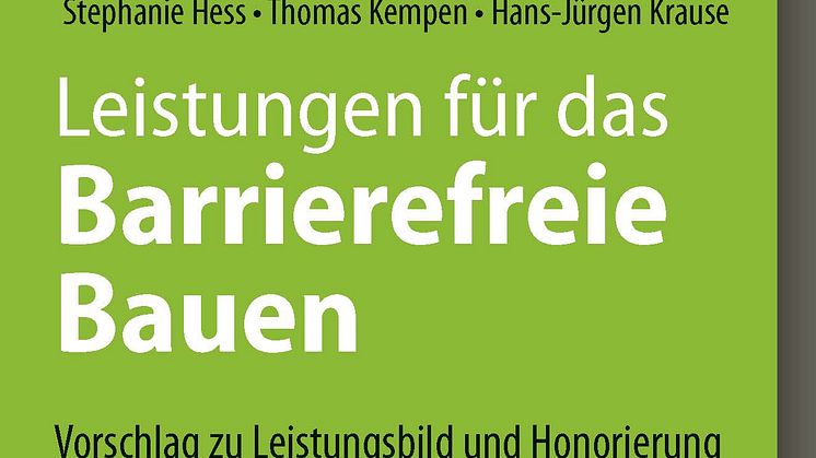 Leistungen für das Barrierefreie Bauen 