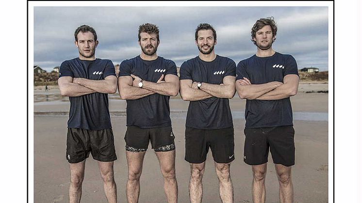 High res image - The Four Oarsmen - Team Photo 