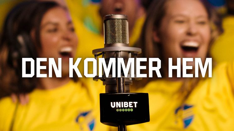 Unibet släpper fotbollslåt: Den kommer hem