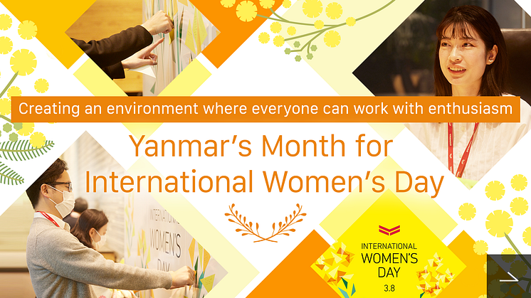 Yanmar’s International Women's Day - A Month to Express Appreciation and think about Diversity
