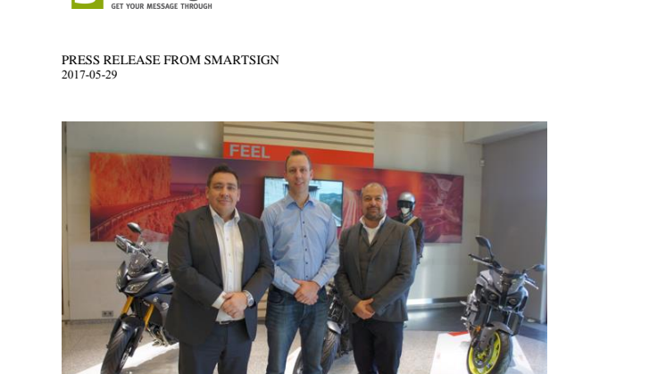 Yamaha Motor Europe chooses Smartsign & Samsung