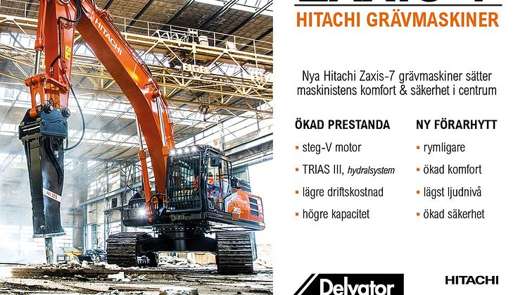 Hitachi Zaxis-7 serien - världspremiär 