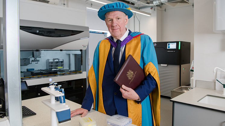 Sir Liam Donaldson awarded honorary degree of Doctor of Science by Northumbria University.