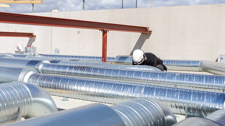 Bråttom med ventilationen för att få taket tätt