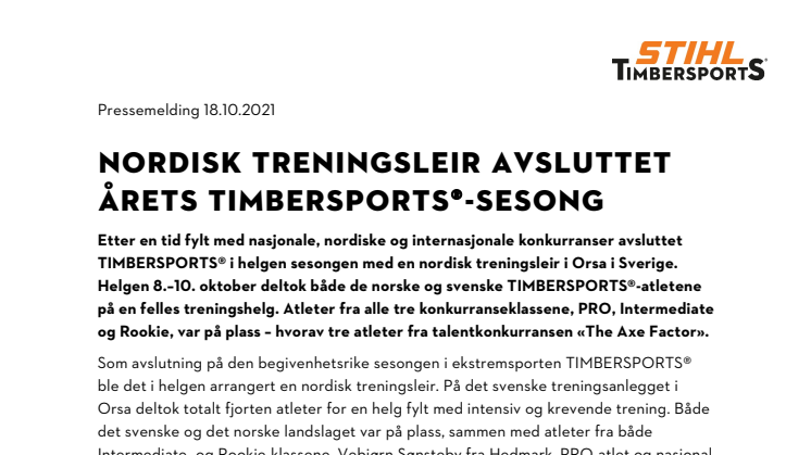 NORDISK TRENINGSLEIR AVSLUTTET ÅRETS TIMBERSPORTS®-SESONG.pdf