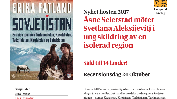 Sverigebesök för aktuella Erika Fatland