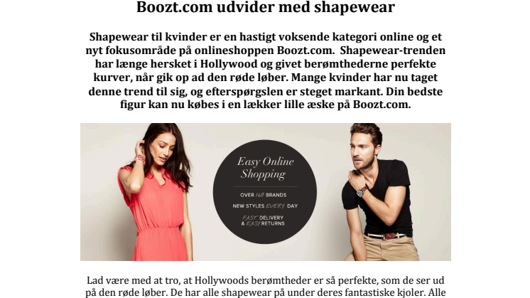 Boozt.com udvider med shapewear