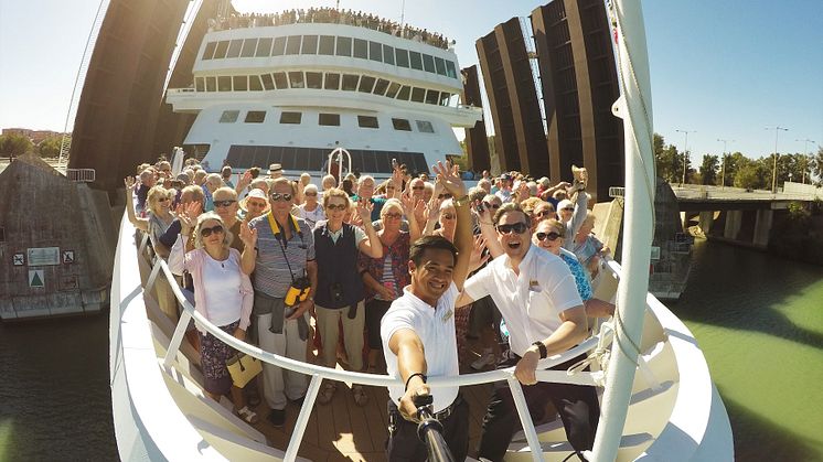 All aboard Fred. Olsen Cruise Lines' 929-guest ship Braemar