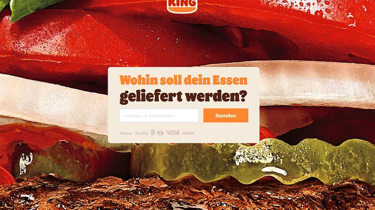 Als wichtiger Teil der Digitalisierungsstrategie hat Burger King® seine Website und App komplett neu eingerichtet