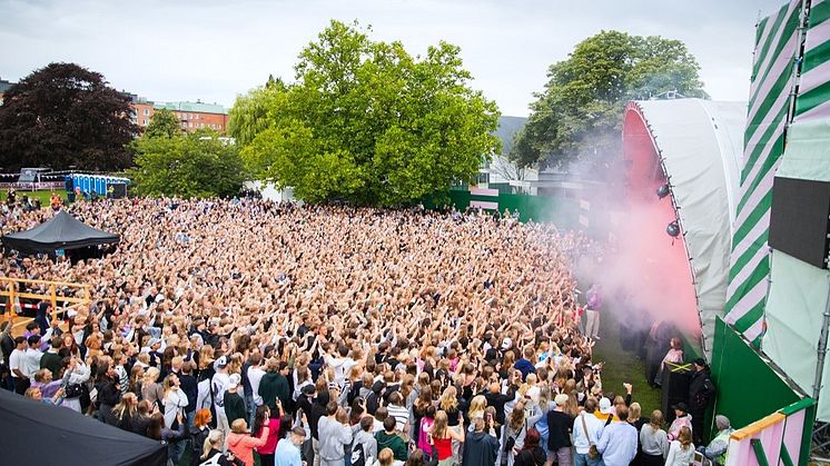 Concert at Folkets Park in Malmö.