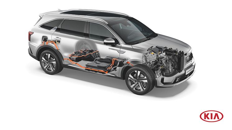 KIA afslører konstruktionen af den praktiske nye Sorento Plug-in Hybrid