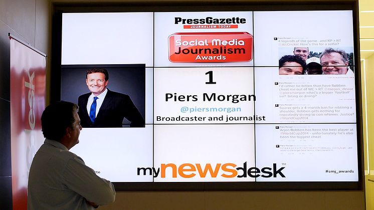 Piers Morgan named most influential UK journalist on social media 