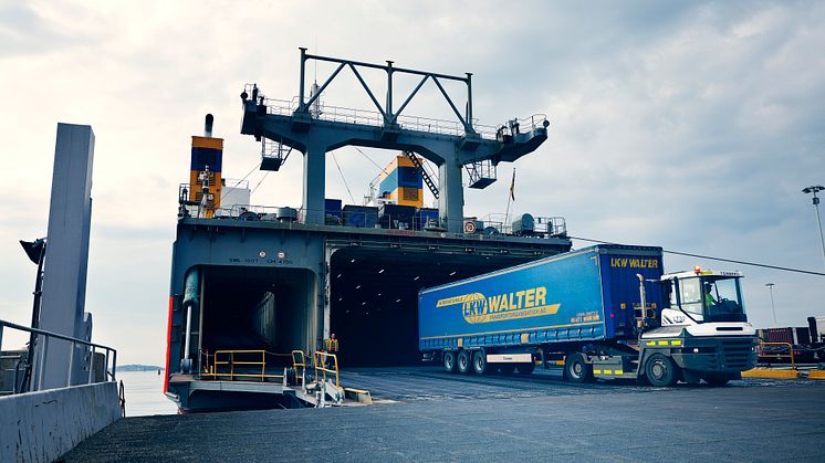 Trailer handling at the Port of Gothenburg