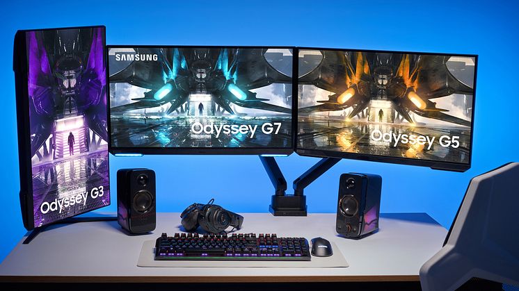 Samsung presenterar utökad Odyssey Gaming Monitor Lineup för 2021