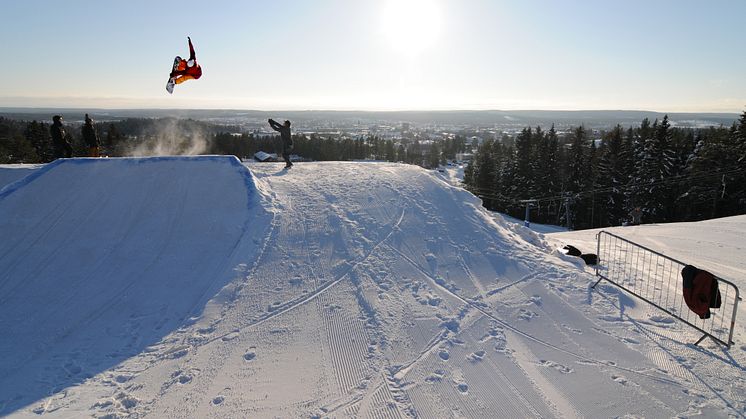 Avancerade konster på Vitberget i Skellefteå