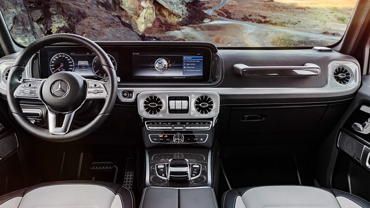 Mercedes-Benz offentliggør første interiørbilleder fra den ny G-Klasse