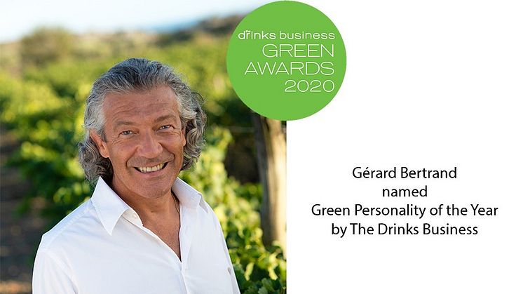 Gérard Bertrand "Green Personality of the Year 2020"