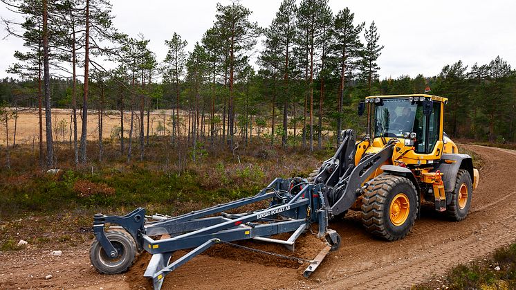 Hinsbo Schakt om hyttfjädring på Volvo hjullastare: "Vilken skillnad det är!"