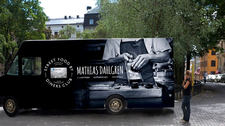 Mathias Dahlgren deltar i "Street Food by Diners Club"