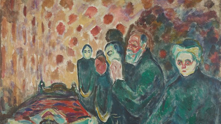 Edvard Munch: Dødskamp / Death Struggle (1915)