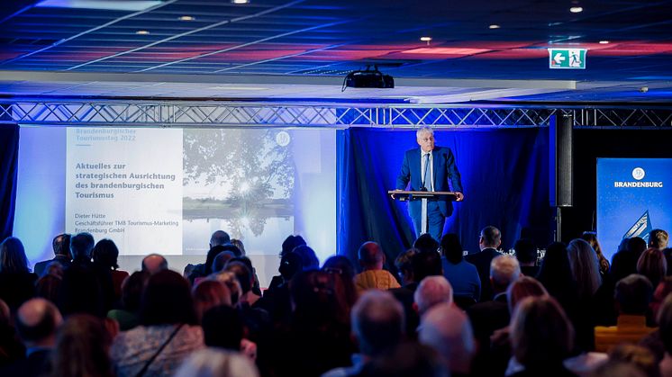 "Der Tourismus ist in Brandenburg nach wie vor eine Branche, die einen wertvollen Beitrag zur Landesentwicklung liefert und eine Perspektive hat," so Dieter Hütte, Geschäftsführer der TMB Tourismus-Marketing Brandenburg GmbH. Foto: Photothek/GbR.