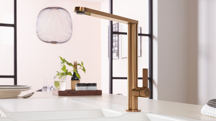 New premium kitchen tap fittings –  add an elegant touch to your sink area with Gold, Bronze and Anthracite