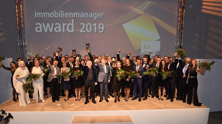 Jede Menge Sieger: Alle Preisträger des immobilienmanager-Award 2019 und die Partner der einzelnen Kategorie