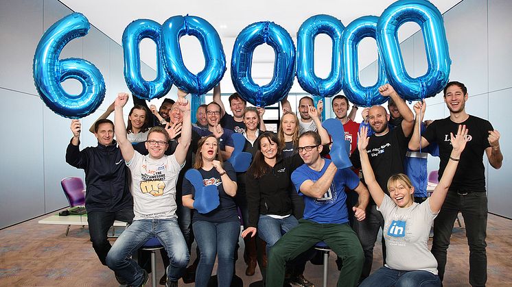 LinkedIn erreicht sechs Millionen Mitglieder in Deutschland, Österreich und der Schweiz