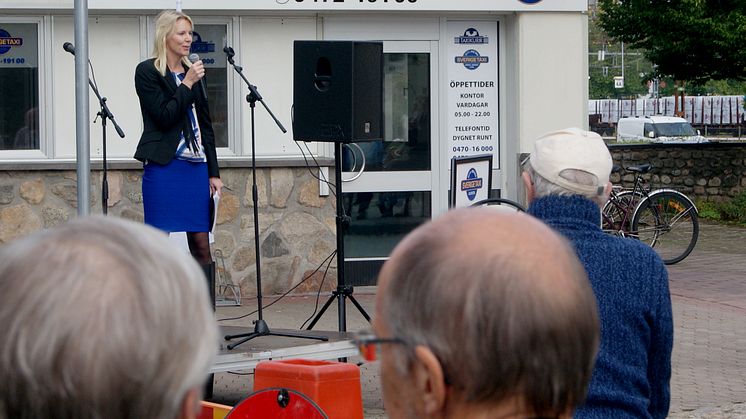 Åsa Westlund invigde energismart anläggning