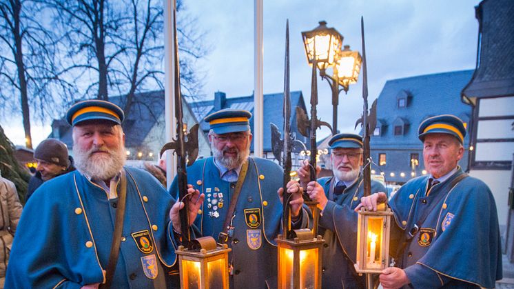 Zwönitzer Nachtwächter begleiten das Programm zur Lichtmess 