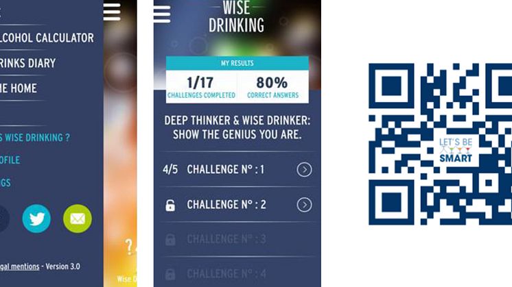 Uppdaterad version av Pernod Ricards ”WISE DRINKING”- app hjälper dig säkerställa ansvarsfull konsumtion under jul - och nyårshelgerna