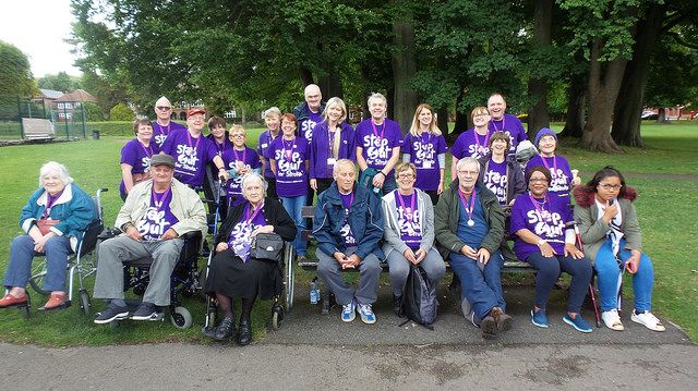 Survivors take a Step Out for Stroke in Luton