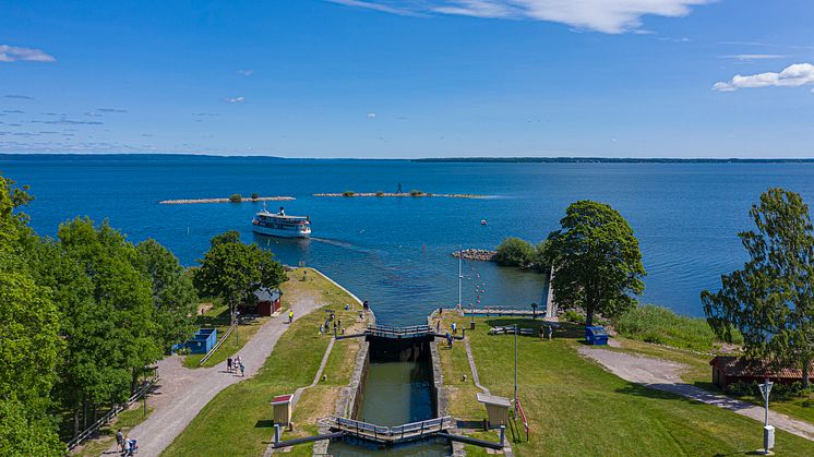 Bergs slussar - Göta Kanal, foto Fredrik Schlyter