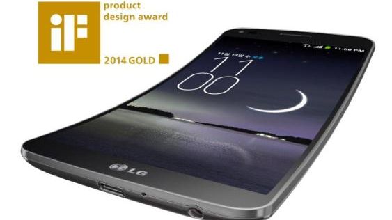 LG VINDER 26 AWARDS VED IF DESIGN AWARDS 2014 INKLUSIV GULD AWARD  TIL LG G FLEX