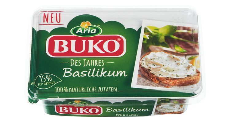 Arla Buko® des Jahres Basilikum – natürlich frischer Genuss, der nach Sommer schmeckt  