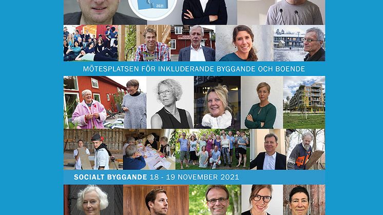 18–19 november hålls en konferens om socialt byggande och självbyggeri på Garveriet i Floda. Deltar gör bland andra tidigare miljöministern Karolina Skog, Sveriges riksarkitekt Helena Bjarnegård, forskare, branschfolk och representanter från bygg- oc