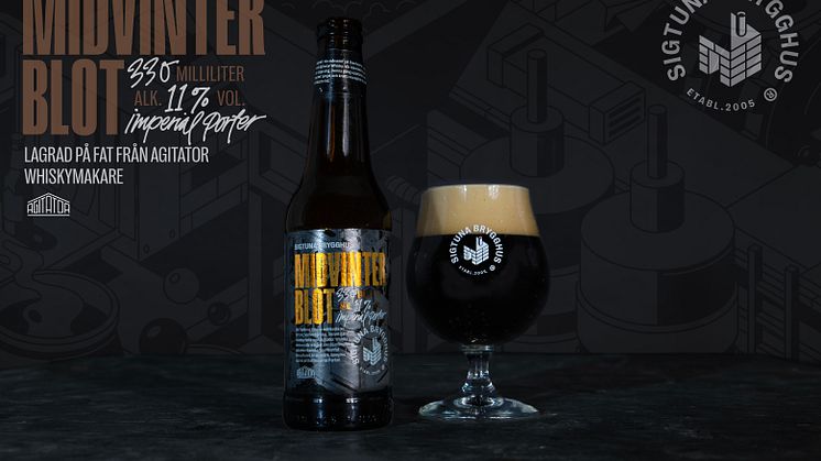 Sigtuna Brygghus & Agitator Whiskymakare skapar fatlagrad imperial porter tillsammans