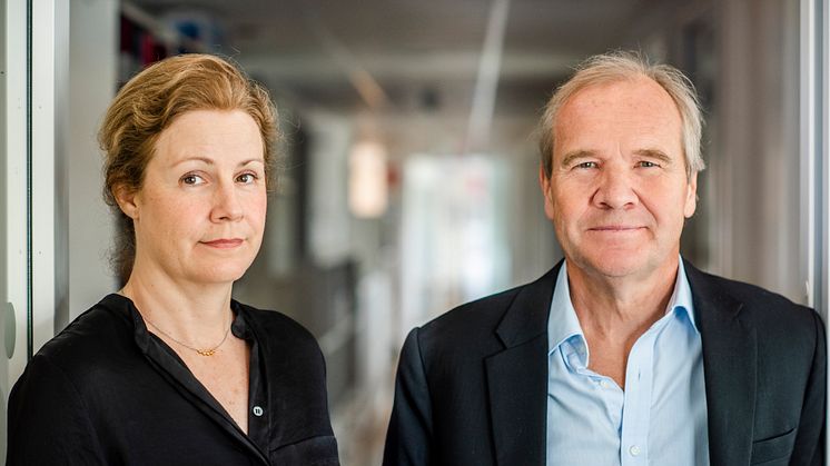 Anders Lago, förbundsordförande Riksförbundet FUB och Christina Heilborn, förbundssekreterare Riksförbundet FUB.