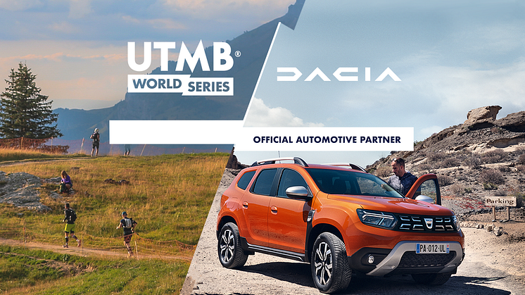 DACIA BLIR OFFICIELL PARTNER TILL UTMB® WORLD SERIES