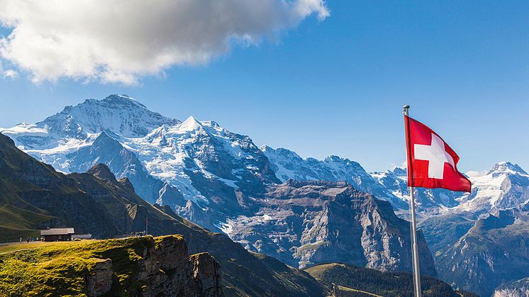 UNESCO-Welterbe: der Berg Jungfrau in den Berner Alpen