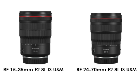 Canon presenterar de första två av tre RF F2.8L-objektiv och utökar det banbrytande objektivsortimentet för EOS R systemet 